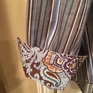 Bugatchi stripe men’s dress shirt